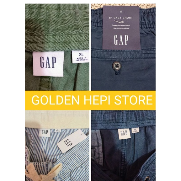 Celana Pendek G*AP Original UNISEX  Short G*AP EASY Branded Original