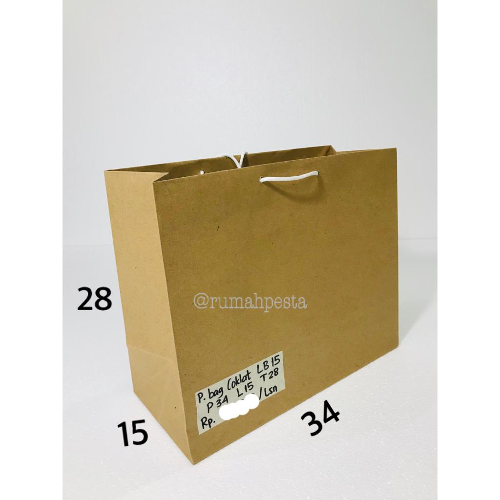 

PAPER BAG COKLAT LB 15 / PAPERBAG COKLAT POLOS