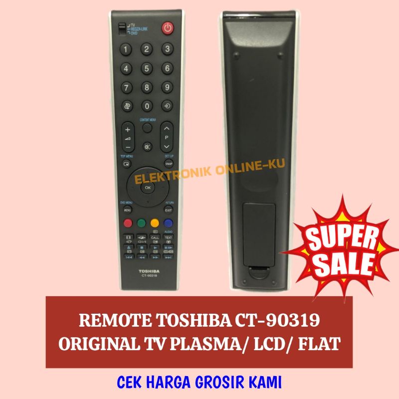 REMOTE TOSHIBA CT90319 ORIGINAL TV PLASMA / LCD/ FLAT