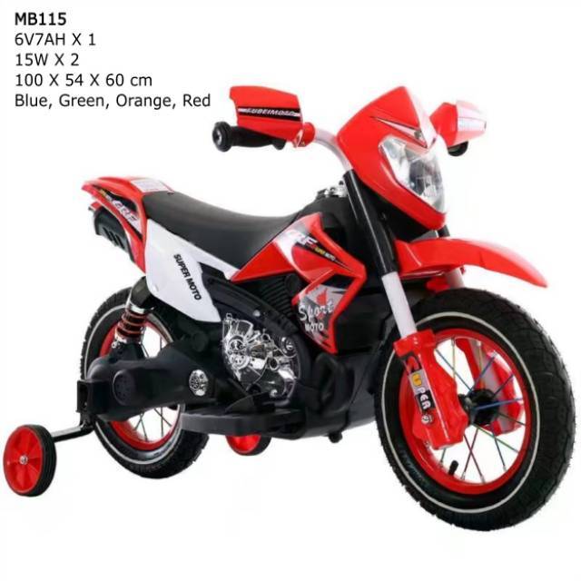 Motor aki anak Trail BAN KARET