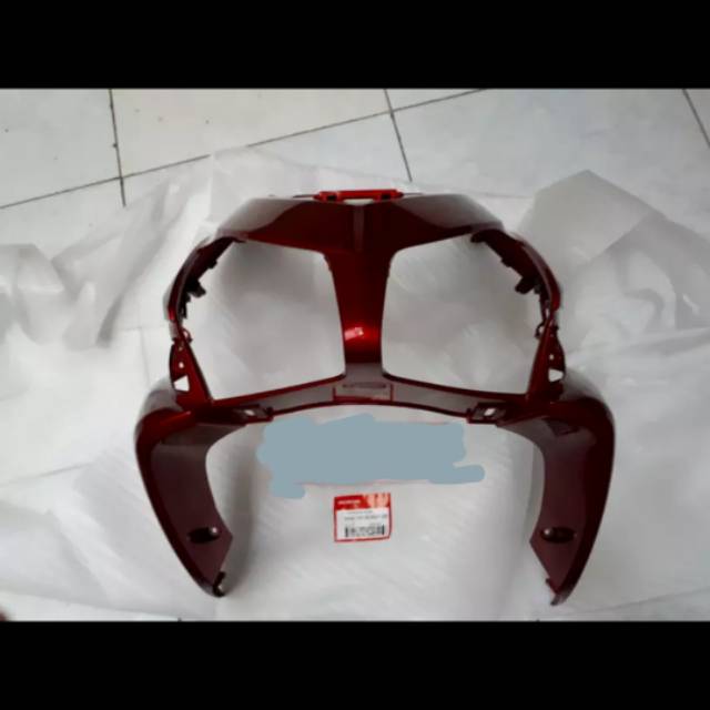 TAMENG PANEL DEPAN VARIO 110 KARBU WARNA MERAH ASLI AHM
