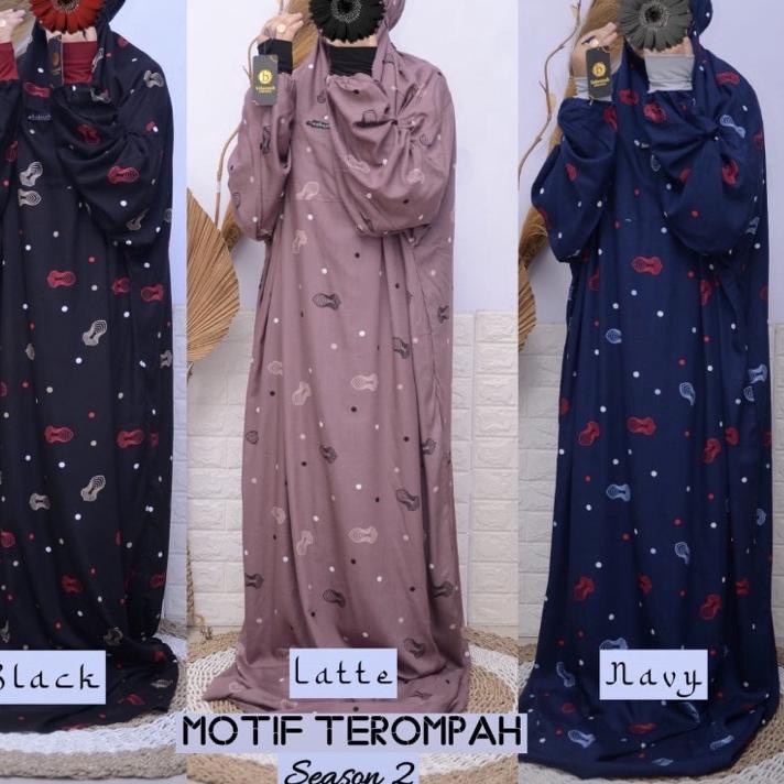 Tidak Diragukan.. Mukena Basmah Motif Trompah | mukena yabasmah motif new | Mukenah Hadramaut/Mukena