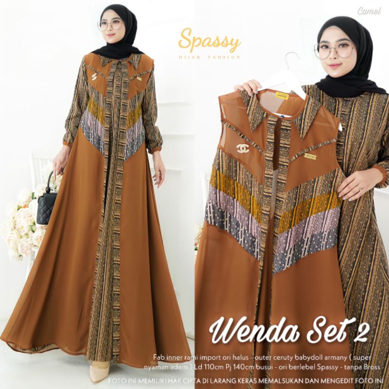 WENDA SET 2 || ORIGINAL BY SPASSY HIJAB