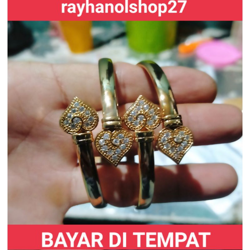 Gelang Wanita Dewasa xuping lapis emas gold B142 motif pilihan RO-27