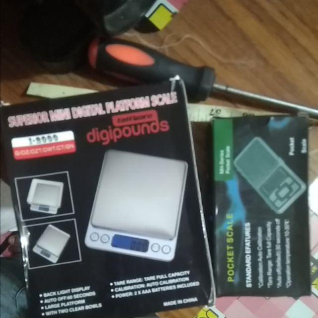 Timbangan Dapur Mini Digital Platform Scale 1kg 0.1g I2000 Masak Resep Akurat Timbang Ukuran Berat