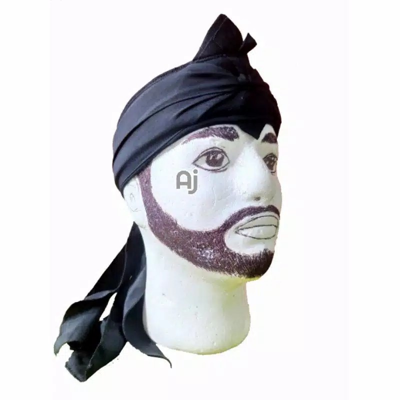 Iket Kepala Udeng Sunda Blangkon Jawa Solo Topi Tradisional Blangkon Sunan Kalijaga Hitam Polos