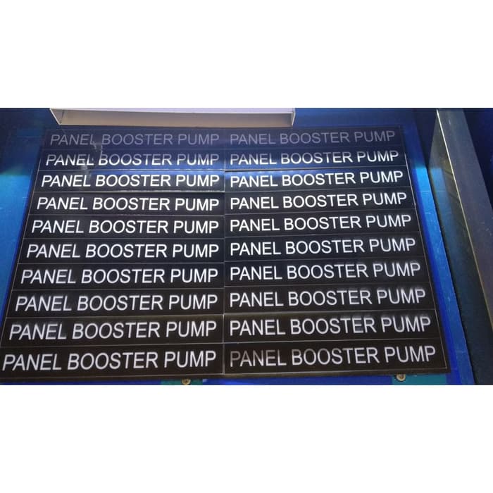 

Label Panel Listrik / Nameplate Panel CUSTOM murah cepat langsung biki