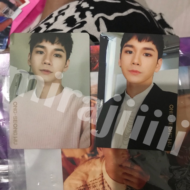WANNA ONE Ong Seongwu - I Promise You Official PC Photocard DAY & NIGHT version