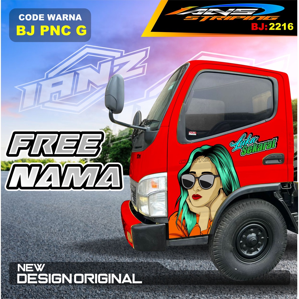 STICKER PINTU TRUK FUSO RAGASA / DECAL PINTU DUMTRUK  / STIKER MOBIL TRUK / STIKER PINTU TRUK KEREN