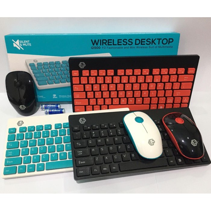 KEYBOARD MOUSE WIRELESS EYOTA COMBO MINI MULTIMEDIA SILENT G1500