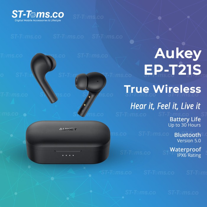 Aukey EP-T21S / EPT21S TWS True Wireless Earbuds