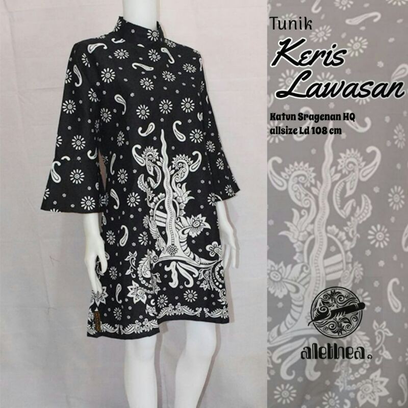 TUNIK KERIS LAWASAN/TUNIK BATIK WANITA