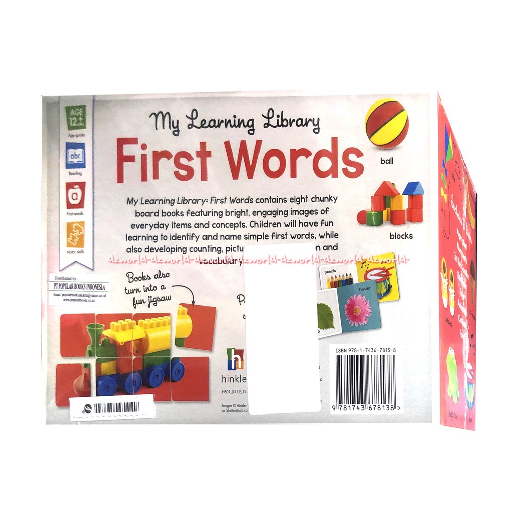 My Learning Library First Words Buku Pertama Untuk Bayi