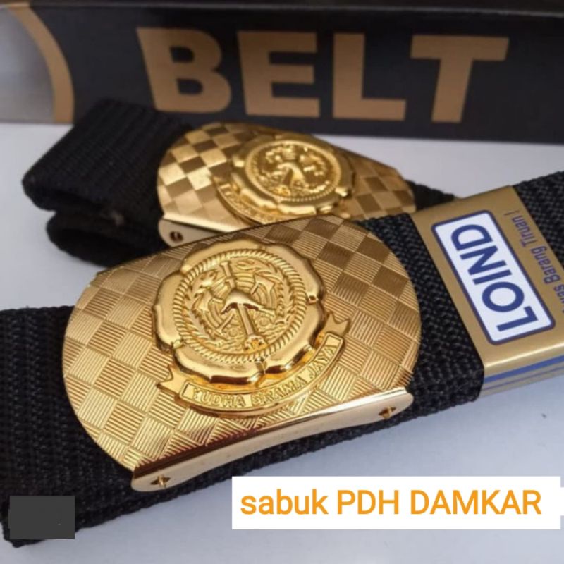 sabuk ikat pinggang PDH DAMKAR