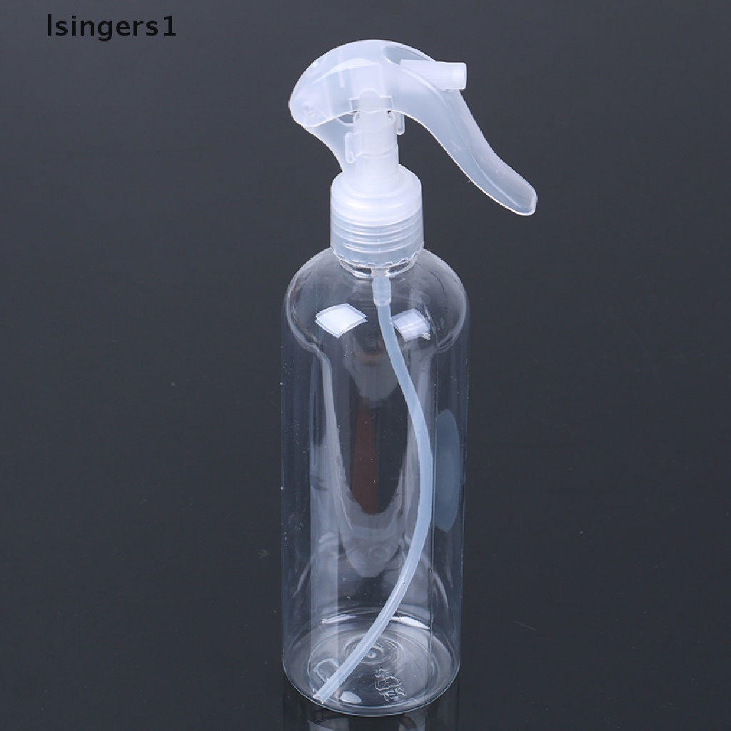 (lsingers1) Botol spray Plastik Transparan 300ML Untuk makeup / Kosmetik Wanita
