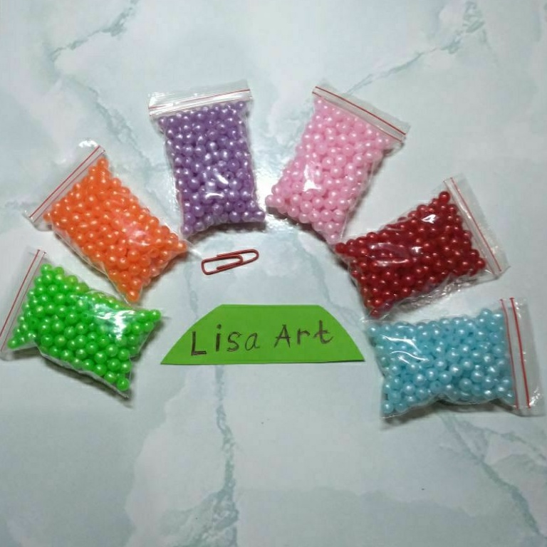 Manik manik Mote untuk meronce bentuk bulat