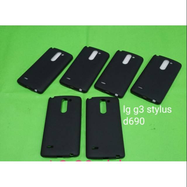 Case Lg G3 Stylus D690 Q6 Stylus 2 K520 Full Black Silikon Softshell Softcase Silicon Soft Shopee Indonesia