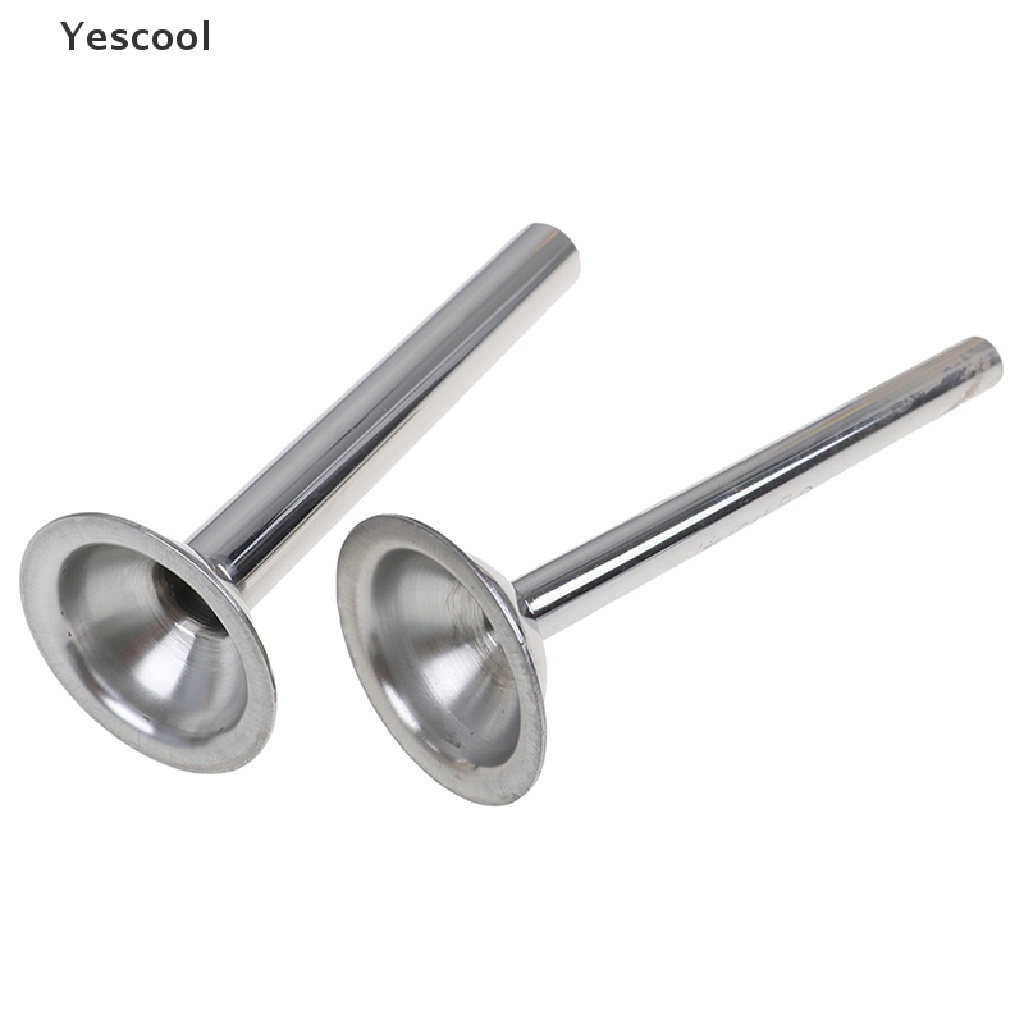 Yescool 2pcs Tabung Stainless Steel Untuk Membuat Sosis