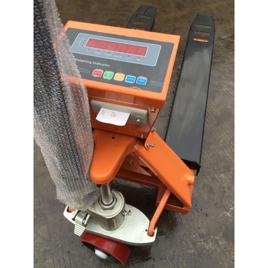 Hand Pallet Scale 2 TON Timbangan Pallet Digital + Print 2ton 0.5kg