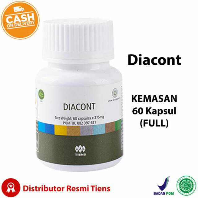 Tiens diacont obat kolesterol dan diabetes kemasan 60 kapsul resmi resmi By Asrori_Tiens_Shop
