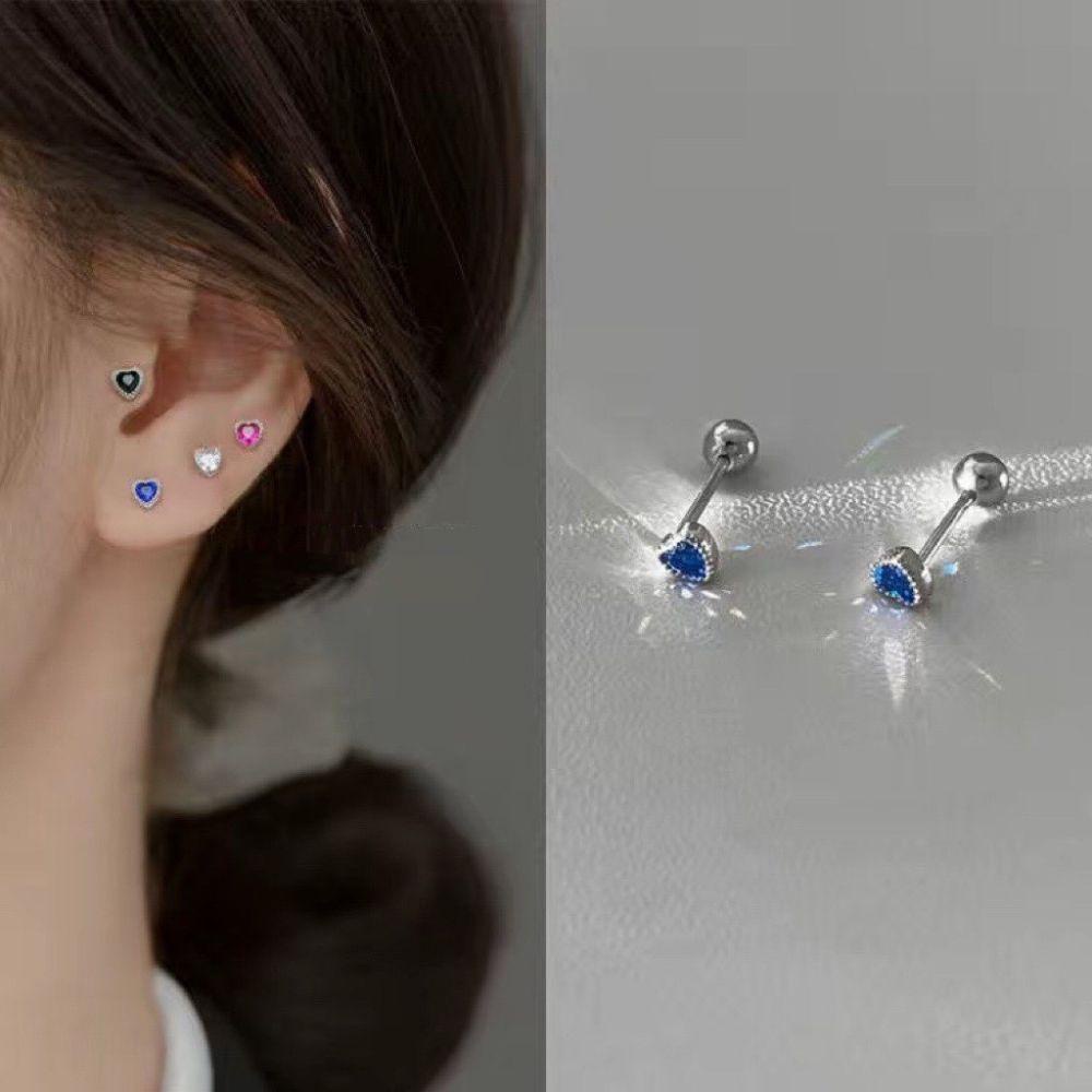 Needway Anting Wanita Elegan Sederhana Anti Alergi Minimalis Berlian Imitasi Aksesoris Telinga