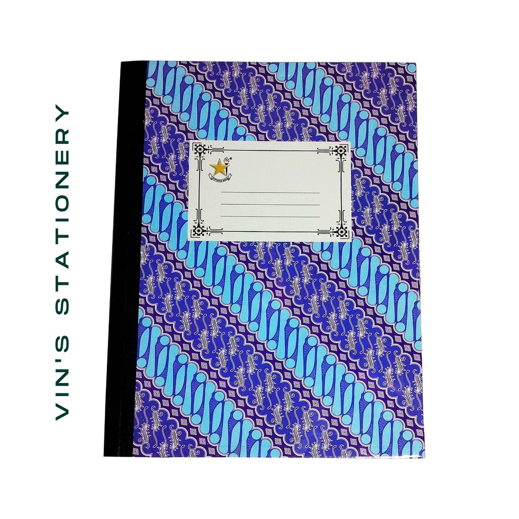 

ORIGINAL BUKU HARD COVER KWARTO BATIK ISI 100 LEMBAR MERK BINTANG OBOR