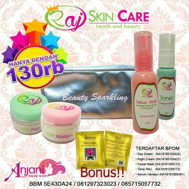 RAJ skincare original 100% sudah BPOM