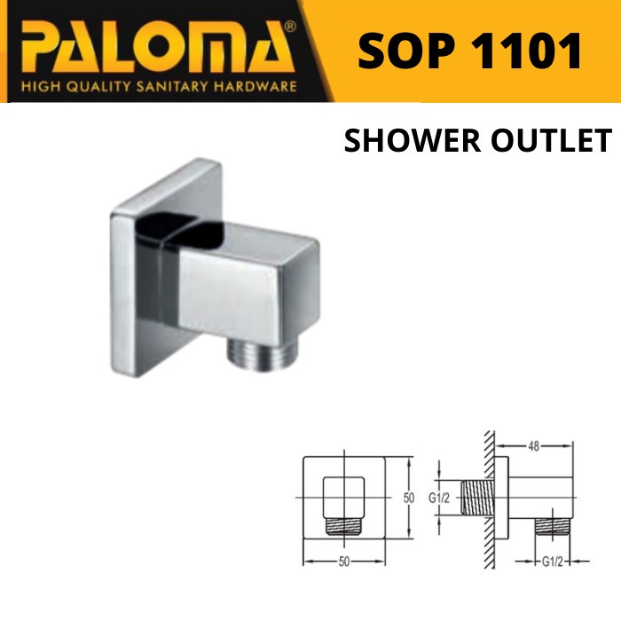 PALOMA SOP 1101 SHOWER OUTLET HOSE