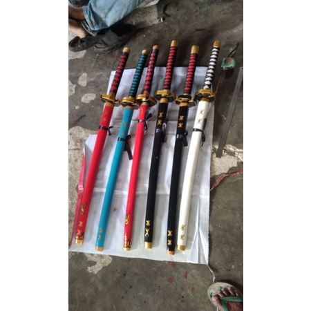 mainan kayu katana kimetsu no yaiba demon slayer