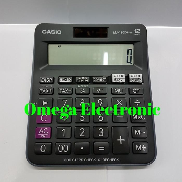 

PROMO! Casio Desktop MJ-120D - Kalkulator Meja Office check correct MJ 120D |Kalkulator