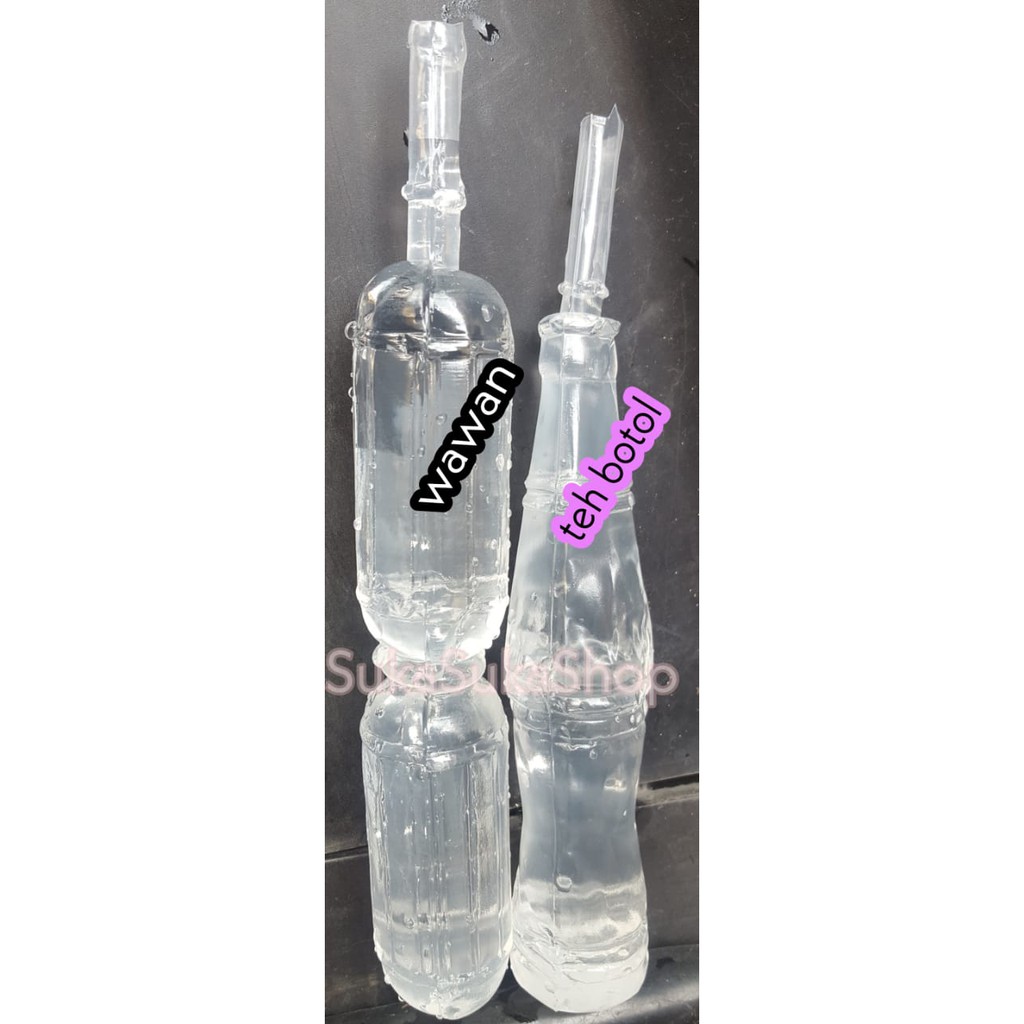 PLASTIK ES BENTUK WAWAN TEH BOTOL ISI 1000PC