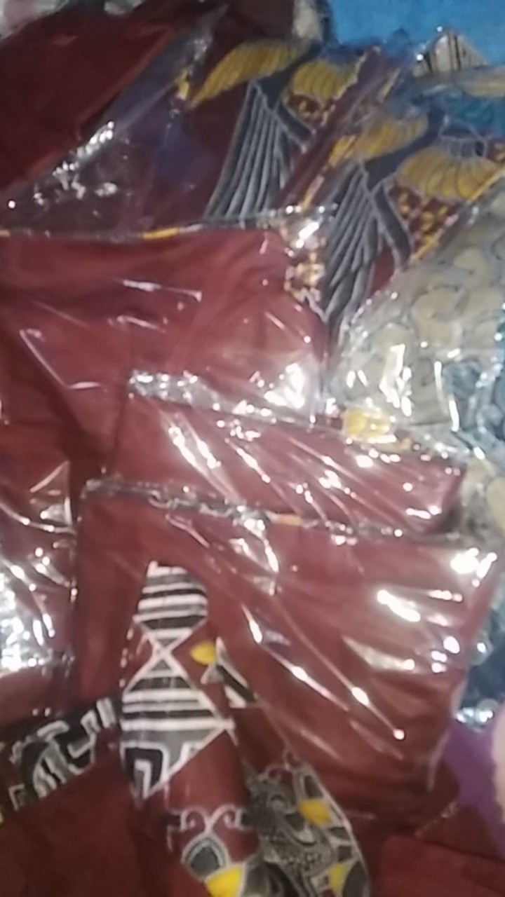 Tunik Ziper Batik Couple Motif Baru Atasan Kantor Seragam Batik Pria Wanita M L Xl Jumbo Bluse