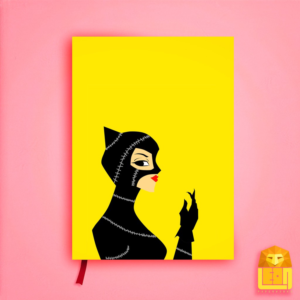 Notebook Agenda, Dotted,  dan Polos Cat Woman Leon Paperworks