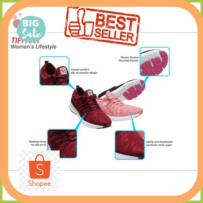 Termurah Sepatu Casual Wanita Eagle Tiffany sepatu lari Kekinian