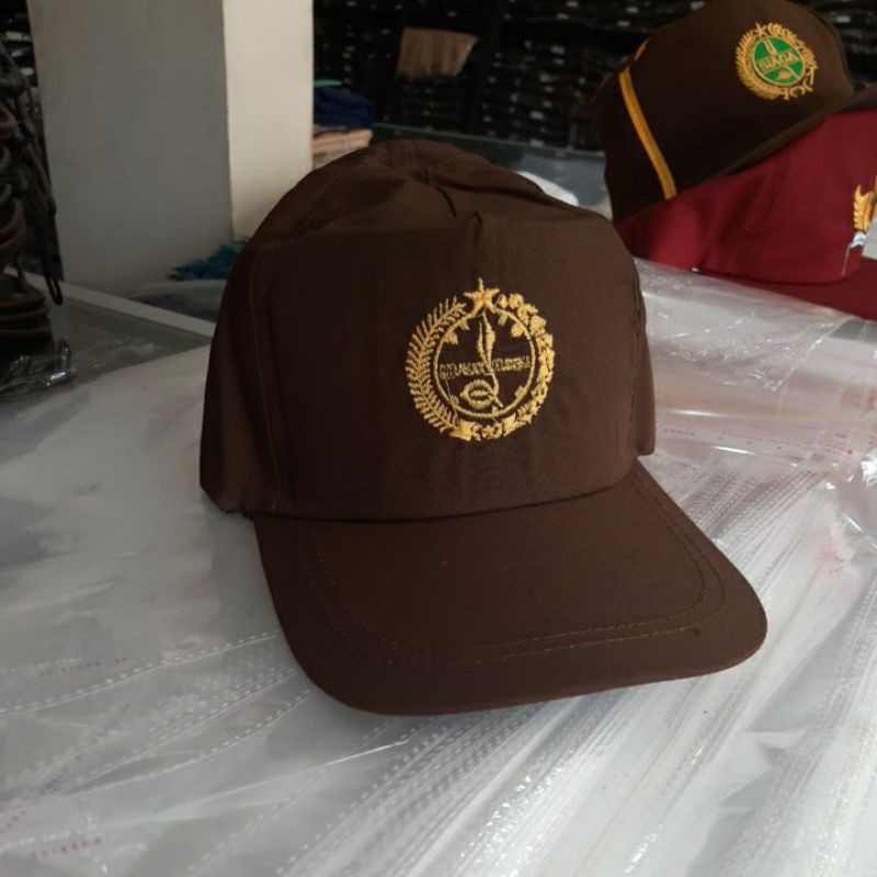 Topi Pramuka SD SMP SMA bahan famatex kualitas premium