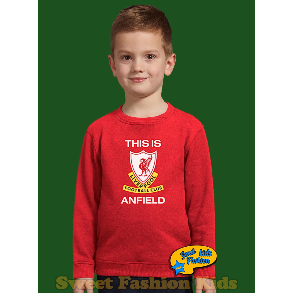 Jaket Anak Sweater Anak Liverpool This Is Anfield