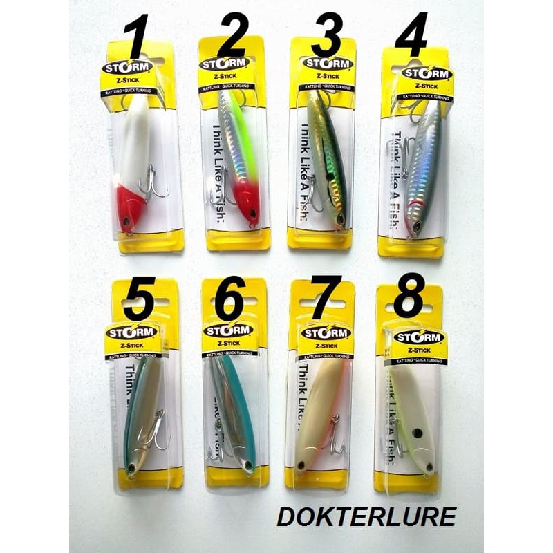 Unik LURE STORM Z STICK 9,5CM (umpan,mancing,casting,rapala,wtd,top water) Limited