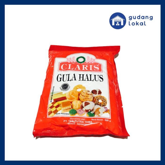 

Gula Halus Claris 500Gr