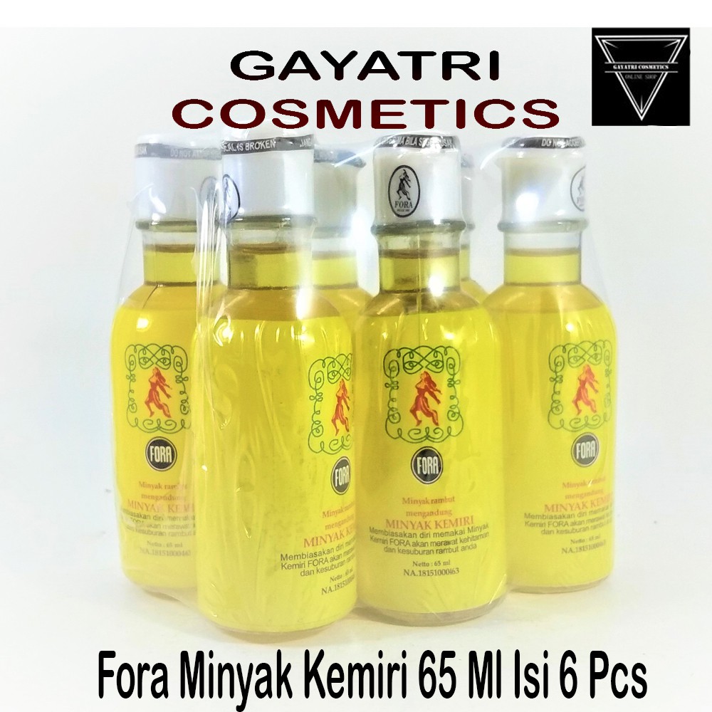 MInyak Kemiri FORA 65 ml isi 6pcs