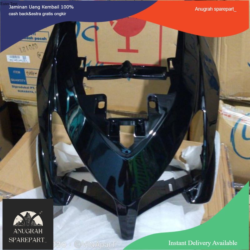Tameng depan vario 110/vario karbu warna hitam