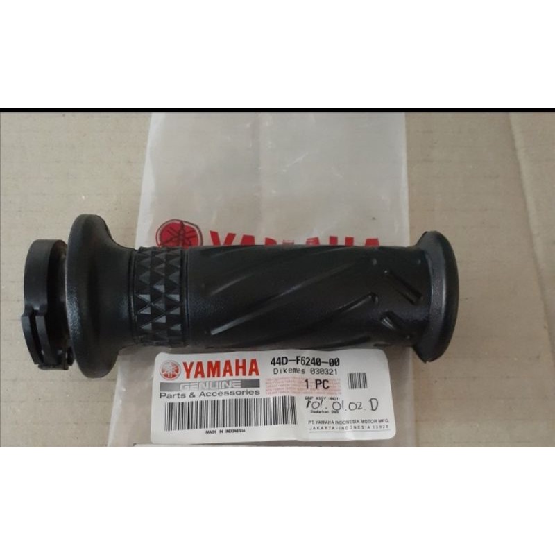 HANDGRIP KANAN XEON KARBU RC GT AEROX 125 MIO J MIO GT SOUL GT 115 XRIDE 115 VEGA FORCE FI ASLI ORI YAMAHA 44D F6240 00