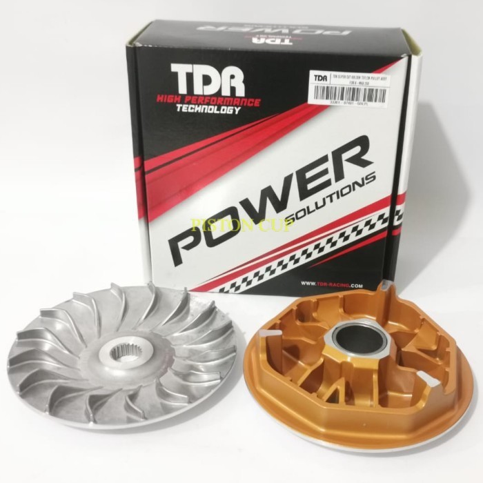 PULY PULLEY PULI CVT SET GOLDEN TEFLON YAMAHA XMAX 250 TDR RACING BALAP THAILAND ORI SPAREPART MTR