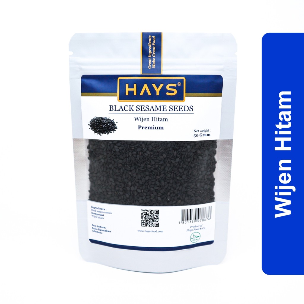 Wijen Hitam / Black Sesame Seeds - HAYS