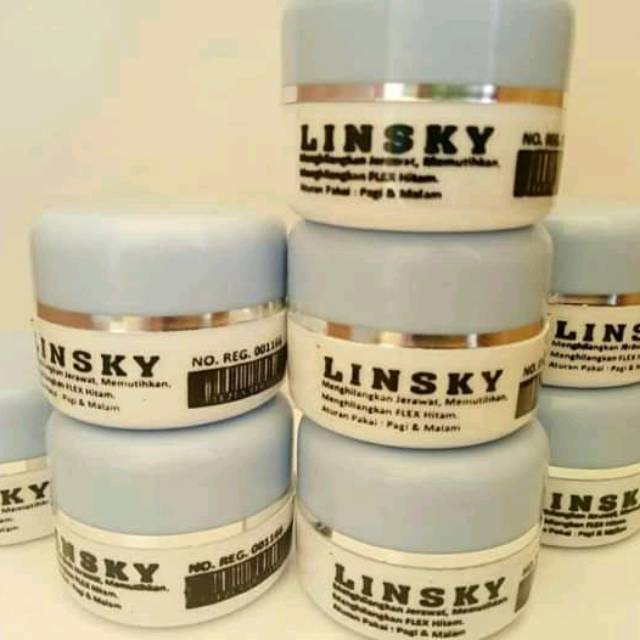 CREM LINSKY TUTUP BIRU ORIGINAL (TERMURAH )BISA COD