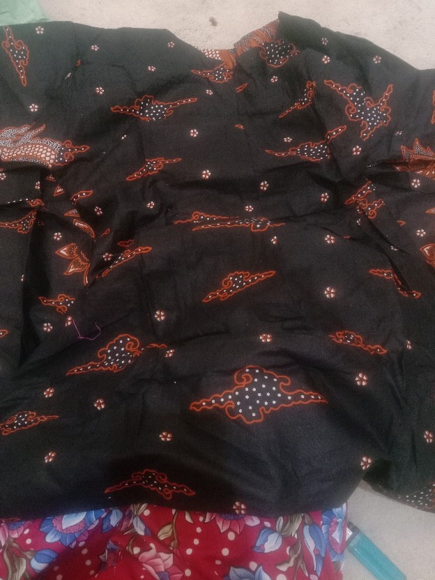 Ms Gamis Batik Sriwedari Maxi Jumbo Bumil/busui Katun Sogan Allsize Ld 104 Dan 120.