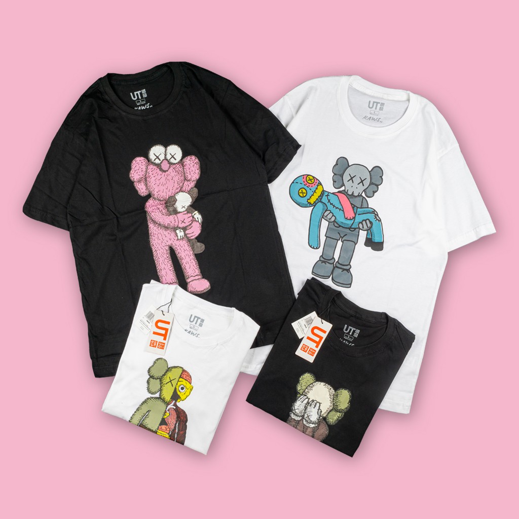  KAOS  UNIQLO  X KAWS FULL TAG ORIGINAL  LOGO UNIQLO  