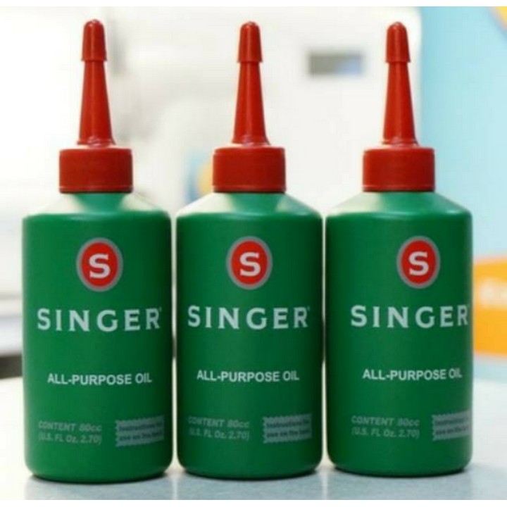 1 dus(24 botol) Minyak mesin Singer 80 ML Pelumas Mesin Jahit Original