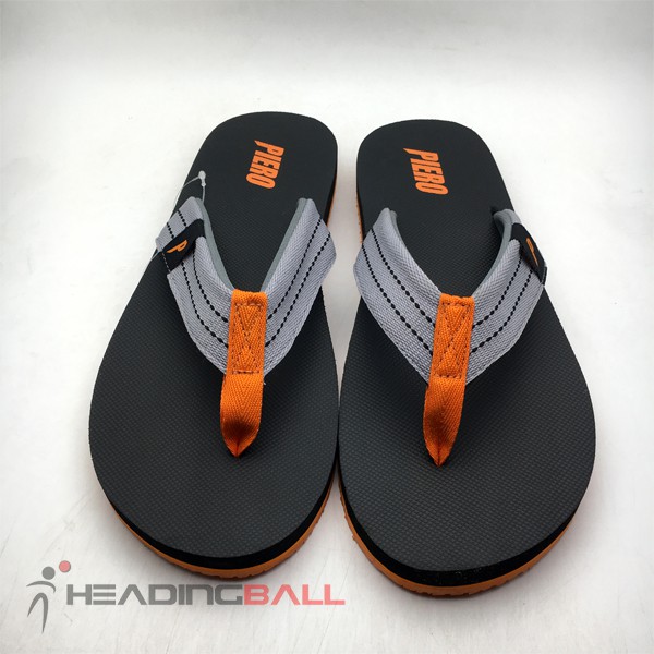 Sandal Piero Original Altic Black Orange P80063 BNIB