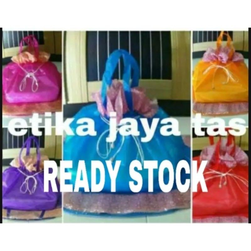 Tas hajatan spunbond serut tipis uk 22 READY STOCK (0405)