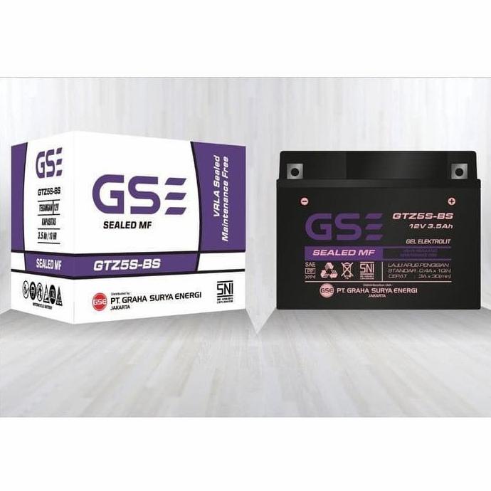 Aki Motor Yamaha Jupiter Z,Z1,Mx 135 ( Gtz5S) Gs E Aki Kering Mf